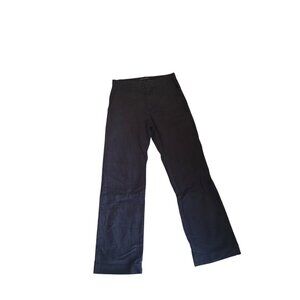Club Monaco women's Straight Leg Pants Size 28 Black Cotton